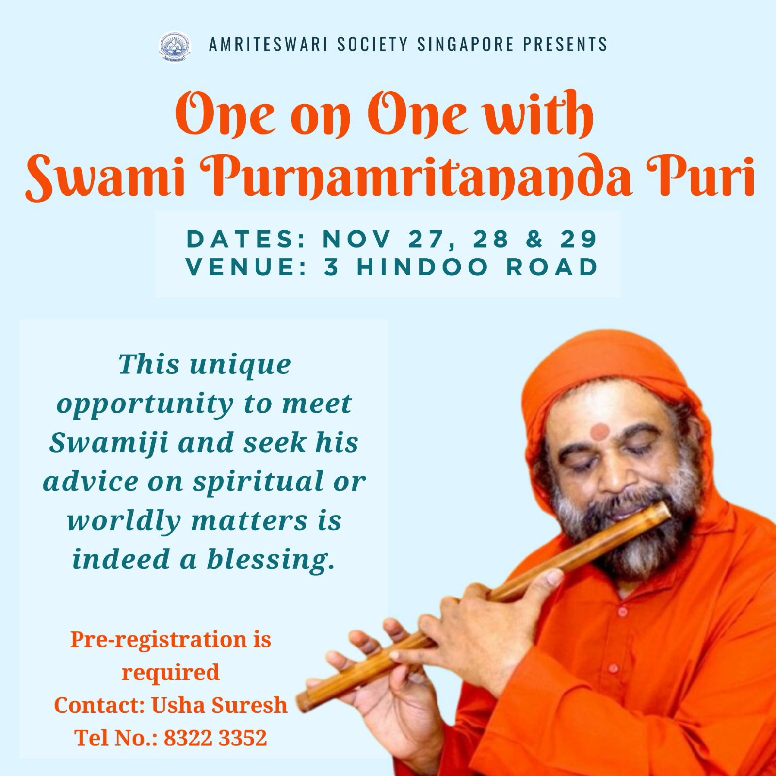 One-on-One with Swami Purnamritananda Puri