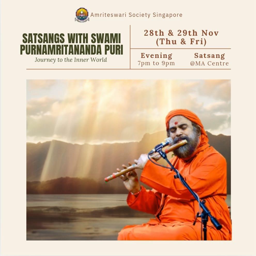 Satsang with Swami Purnamritananda Puri